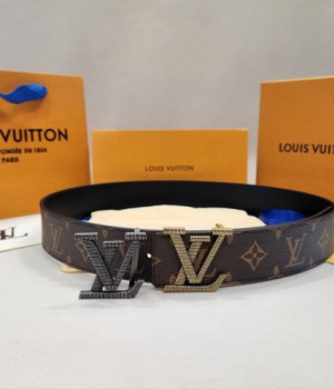 LV 스티치 로고 40MM 리버서블 양면벨트